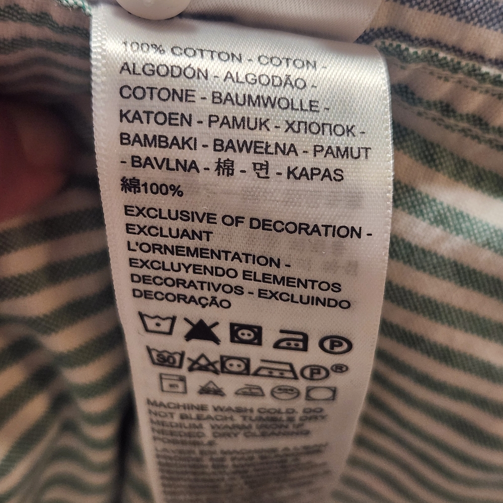 Levi’s Multi-Stripe Colorblock Relaxed Button Down XL - Picture 6 of 6
